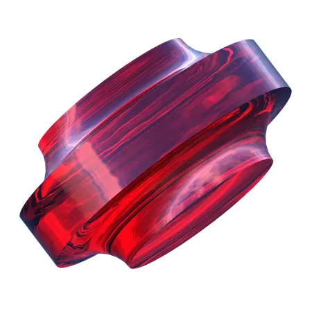 Gym Roller Shape  3D Icon