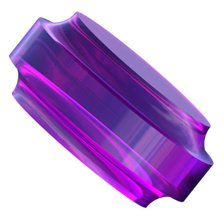 Gym Roller Shape  3D Icon