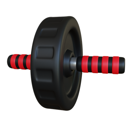 Gym Roller Wheel  3D Icon