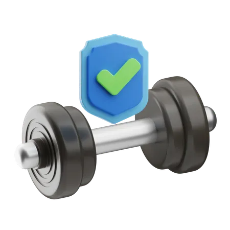 Gym Safety  3D Icon