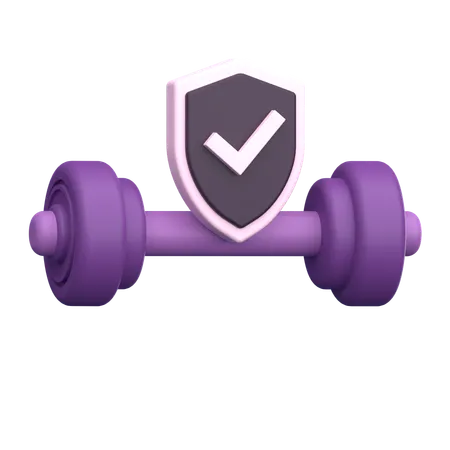 Gym Safety  3D Icon