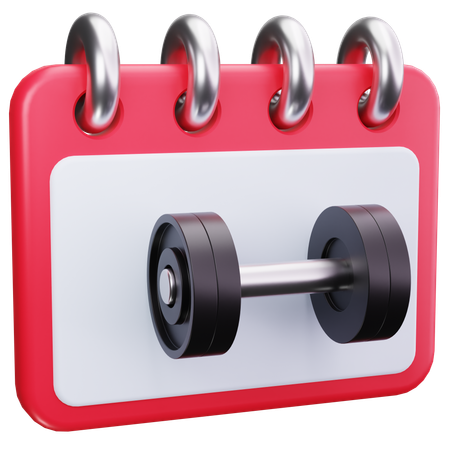 Gym Schedule  3D Icon