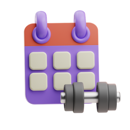 Gym Schedule  3D Icon