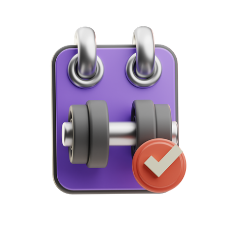 Gym Schedule  3D Icon