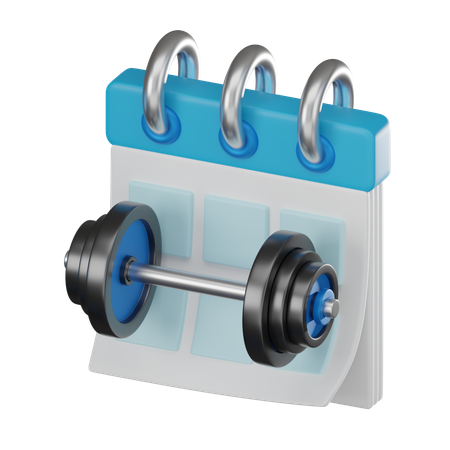 Gym Schedule  3D Icon