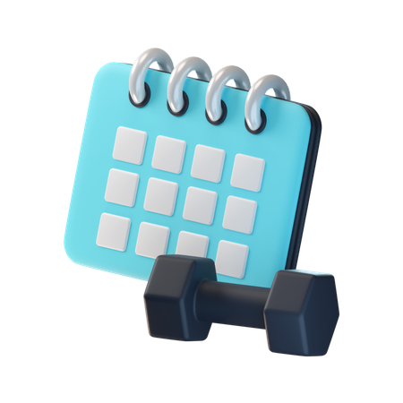 Gym Schedule  3D Icon