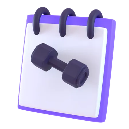 3 D Illustration Gym And Fitness 3D Icon