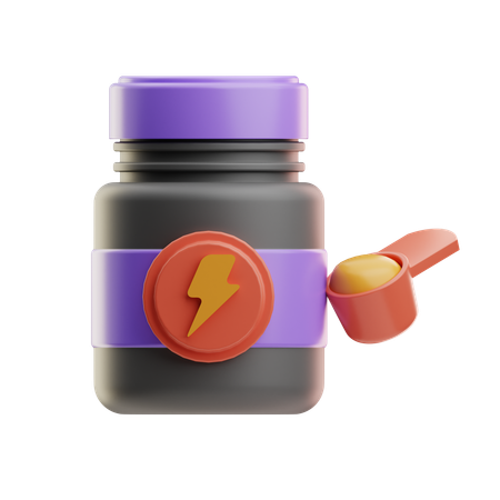 Gym Supplements  3D Icon