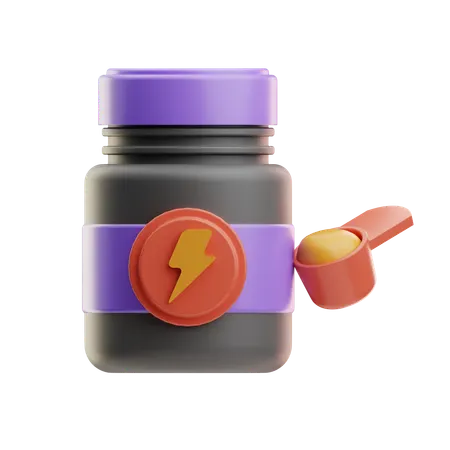 Gym Supplements  3D Icon