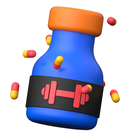 Gym Supplements  3D Icon