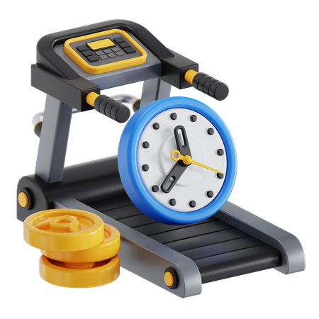 Gym time  3D Icon