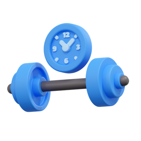 Gym time  3D Icon