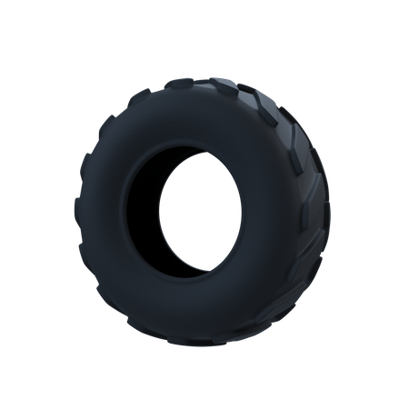 Gym Tire  3D Icon