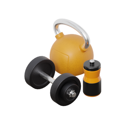 Gym Workout  3D Icon
