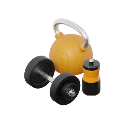 Gym Workout  3D Icon
