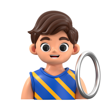Gymnast  3D Icon