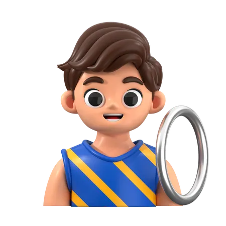 Gymnast  3D Icon