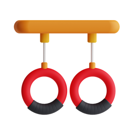 Gymnastic Ring  3D Icon