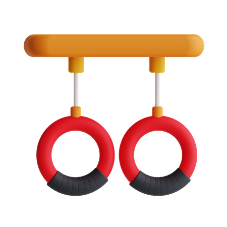 Gymnastic Ring  3D Icon