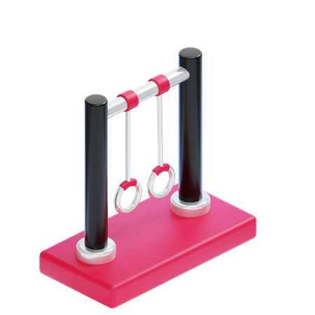 Gymnastics Rings  3D Icon