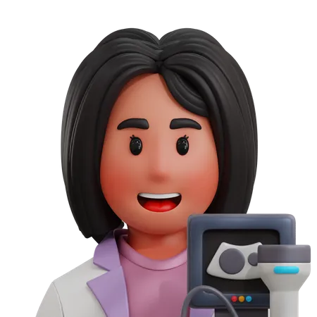 Gynecologist  3D Icon