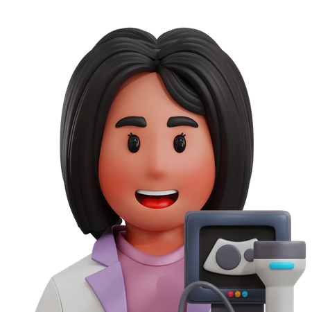Gynecologist  3D Icon