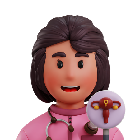 Gynecologist  3D Icon