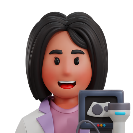Gynecologist  3D Icon