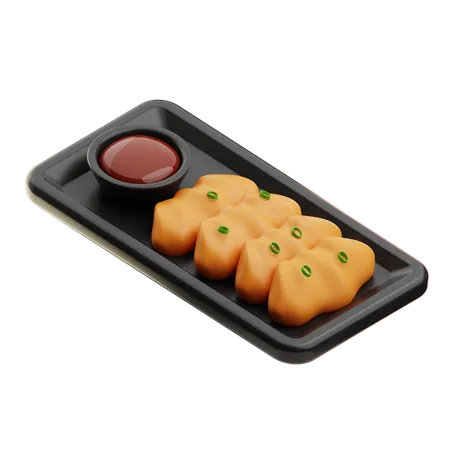 Gyoza  3D Icon