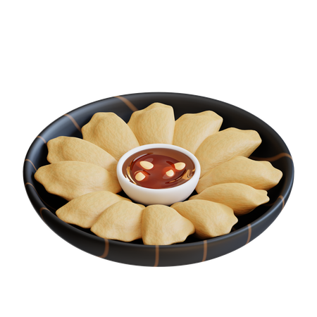 Gyoza  3D Icon