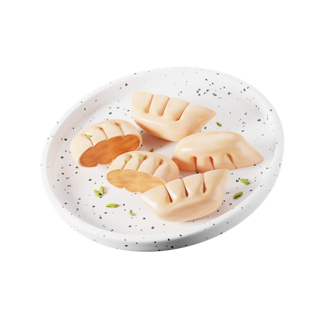 Gyoza, japanisches Essen  3D Icon