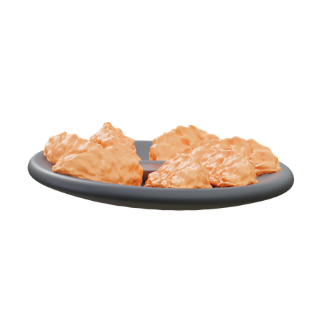 Gyoza2  3D Icon