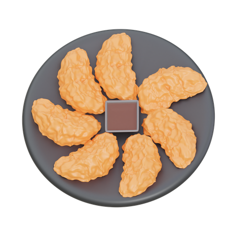Gyoza3  3D Icon