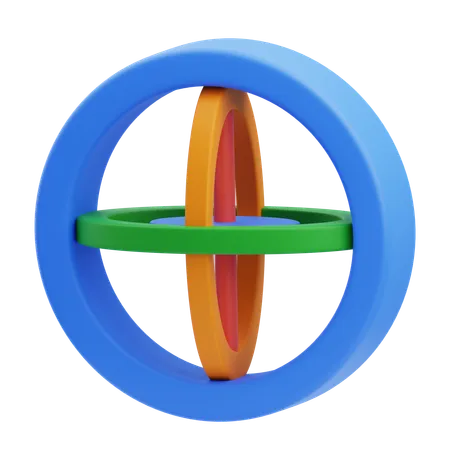 Gyroscope  3D Icon