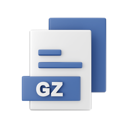 Gz File  3D Illustration