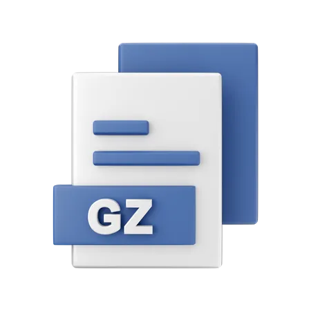 Gz File  3D Illustration
