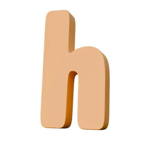 H  3D Icon