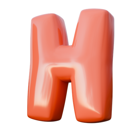 H  3D Icon