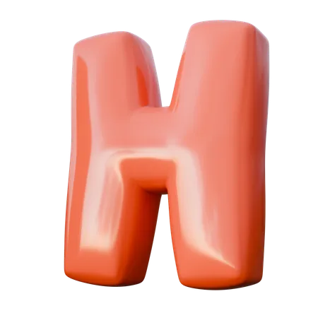 H  3D Icon