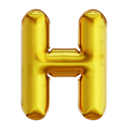 H  3D Icon