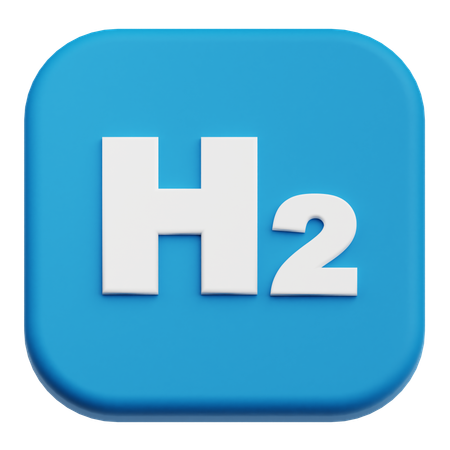 H 2  3D Icon