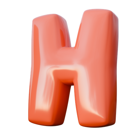 H  3D Icon