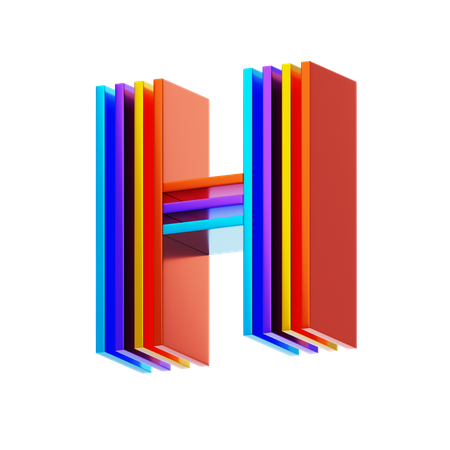 H  3D Icon