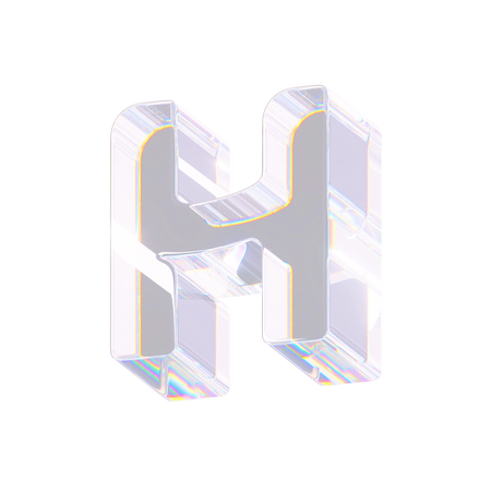 H  3D Icon