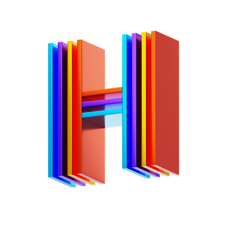 H  3D Icon