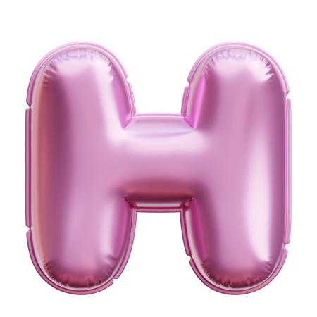 알파벳 h  3D Icon