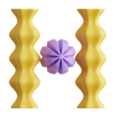 H  3D Icon