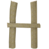h 3d logo