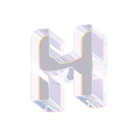 H  3D Icon