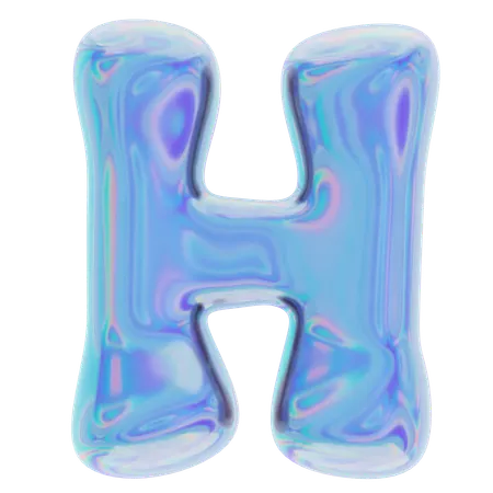 H Abstract Shape  3D Icon